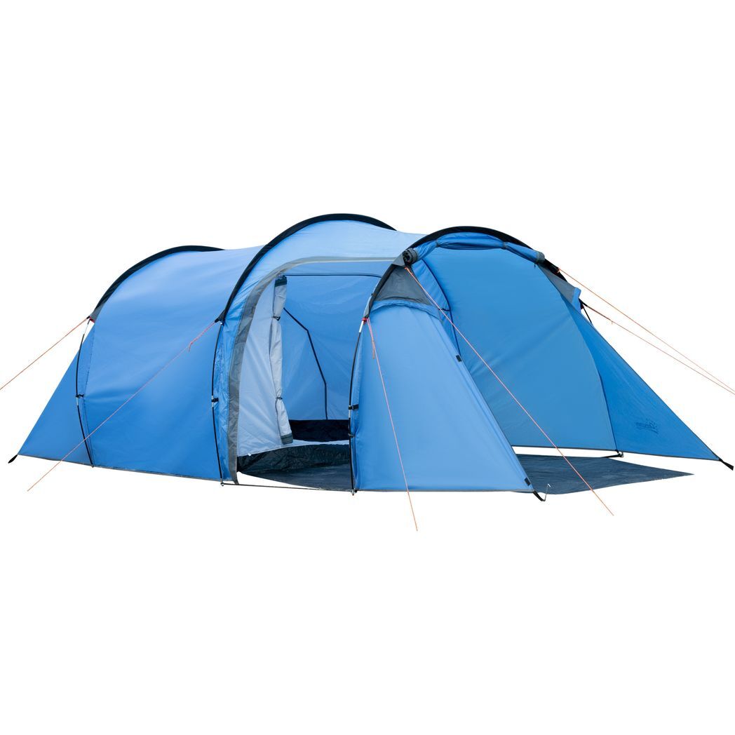 3 Man 2 Room Tent Camping Tent With Living Area Air Vents Blue