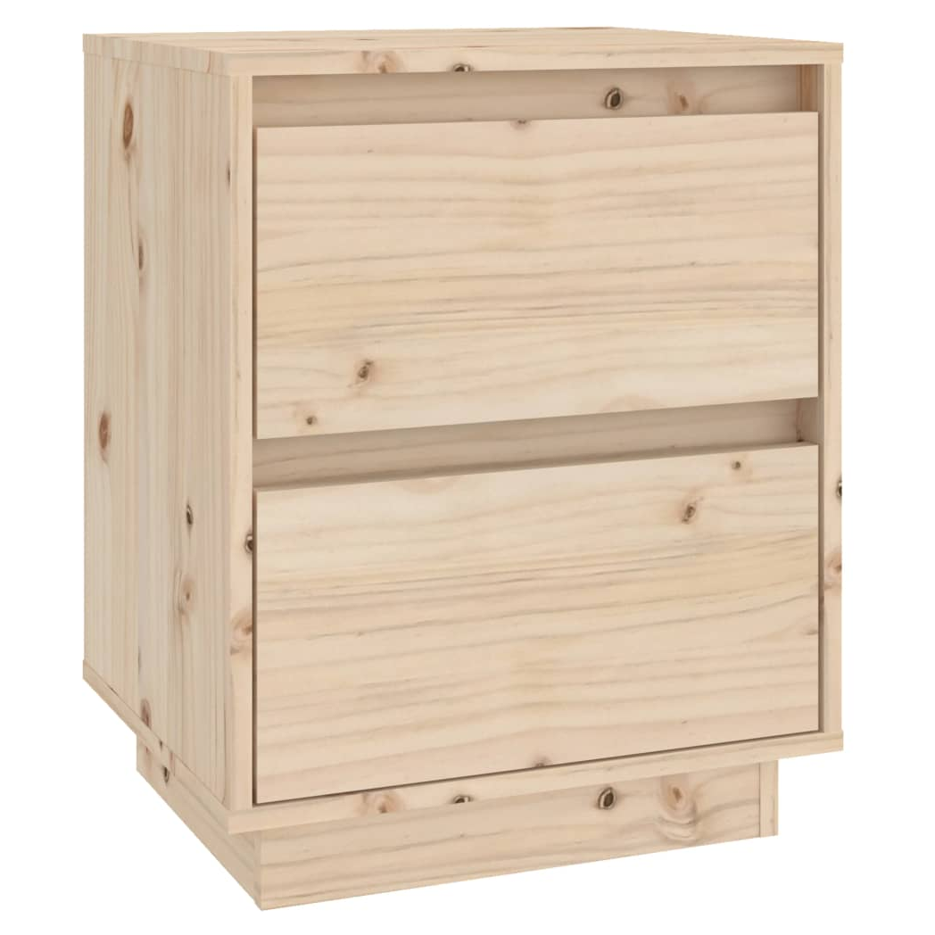 Bedside Cabinet 40x35x50 cm Solid Wood Pine