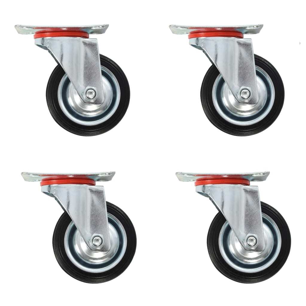 8 pcs Swivel Casters 75 mm