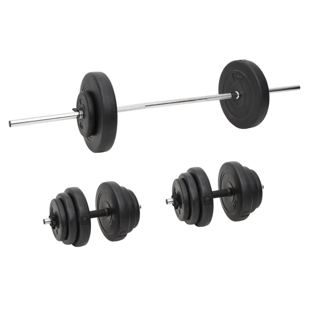 Barbell and Dumbbell with Plates 60 kg