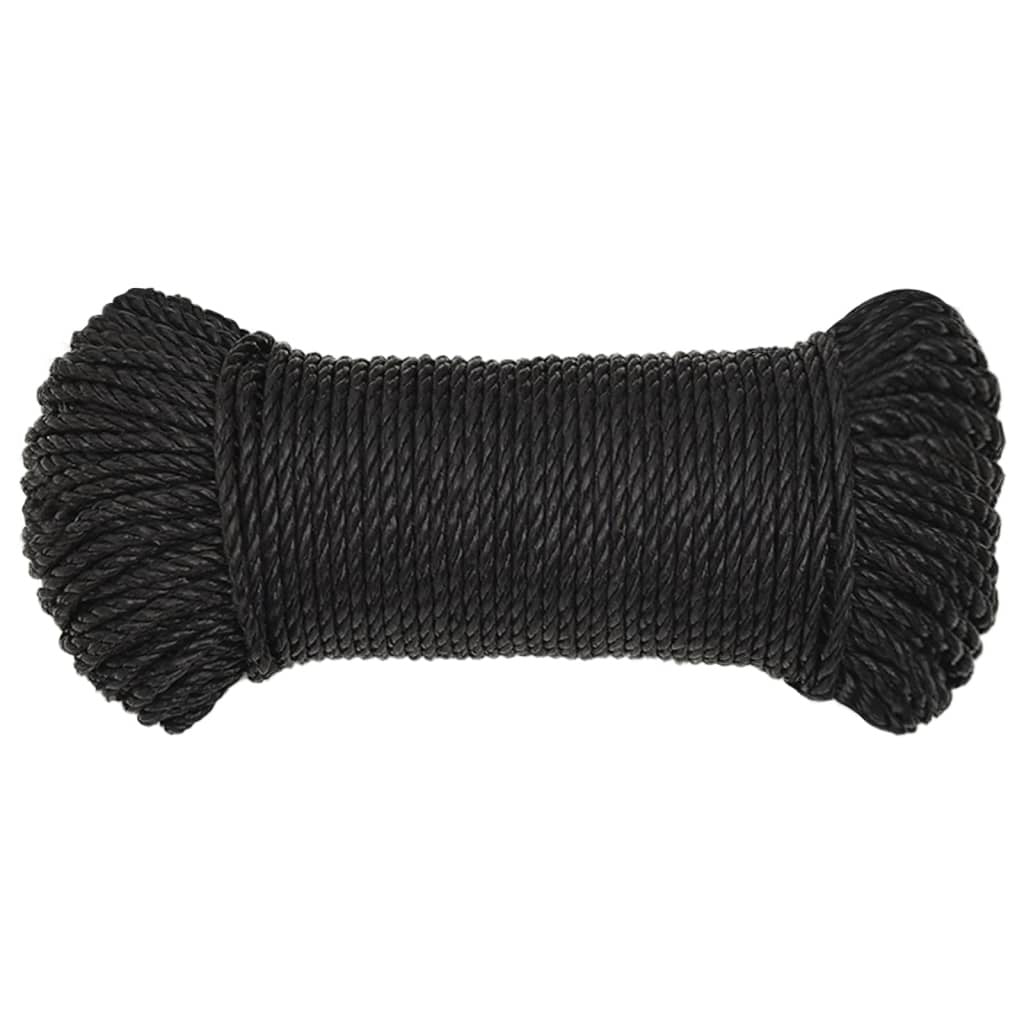 Work Rope Black 8 mm 500 m Polypropylene