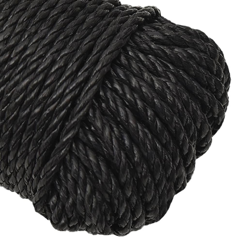 Work Rope Black 8 mm 500 m Polypropylene