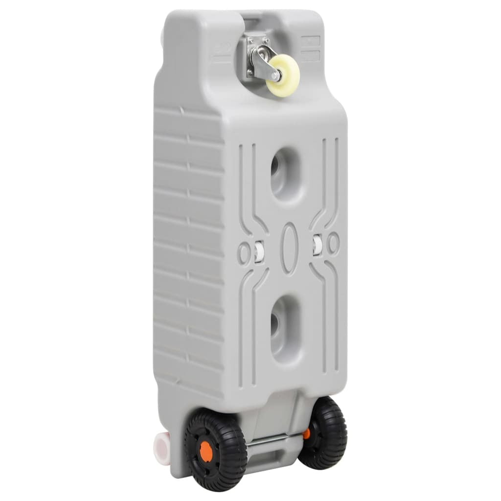 Wheeled Water Tank for Camping 75 L Grey