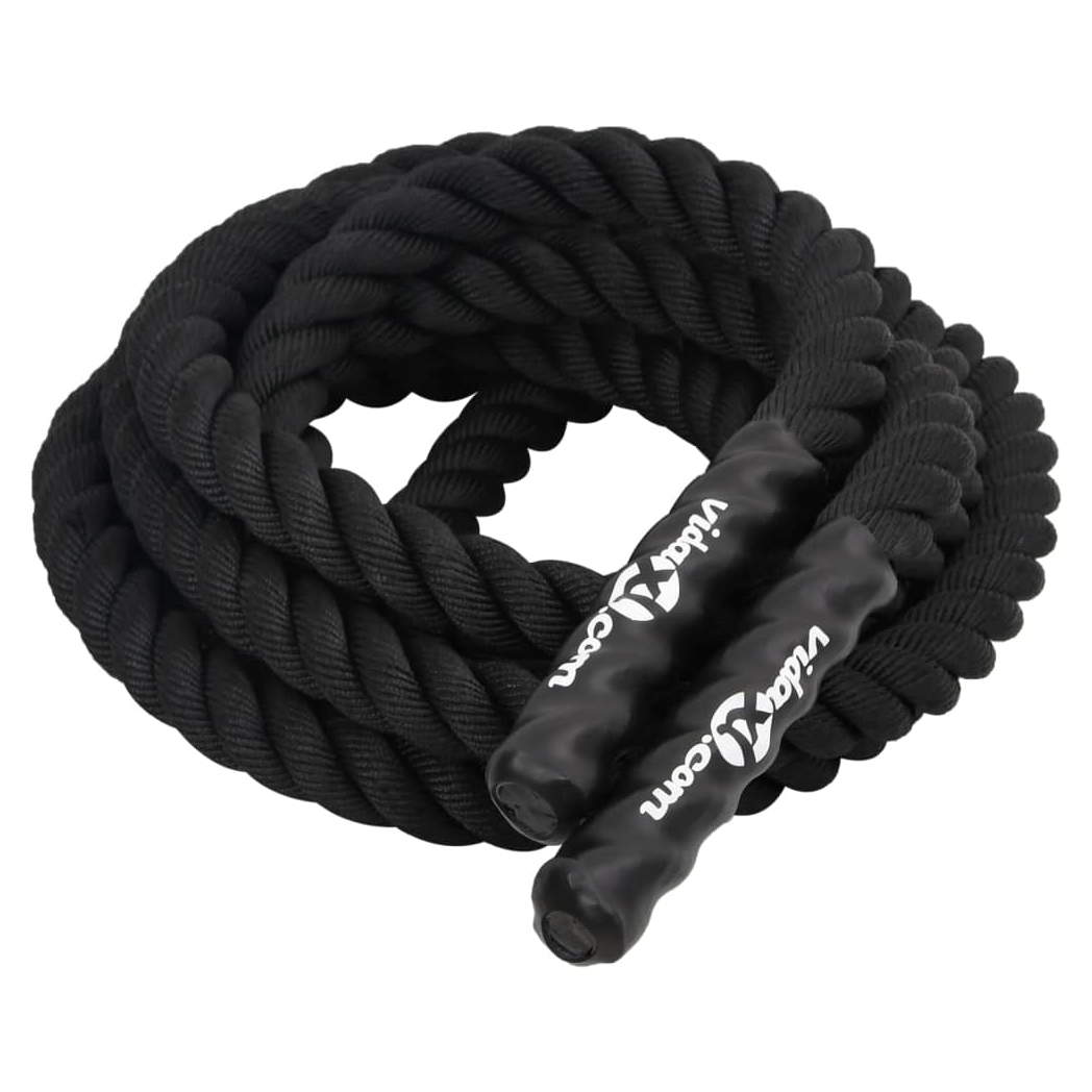 Battle Rope Black 9 m 6.8 kg Polyester