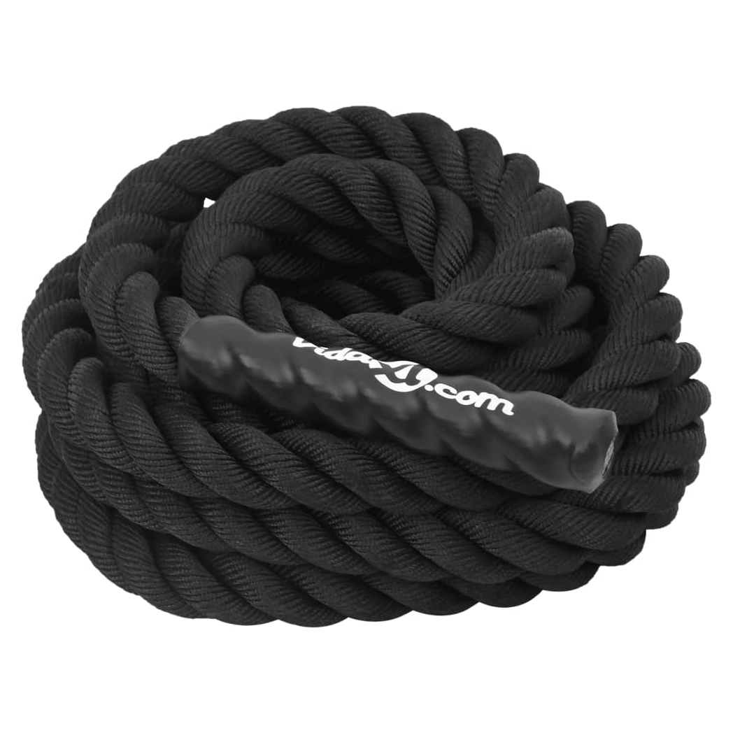 Battle Rope Black 9 m 6.8 kg Polyester