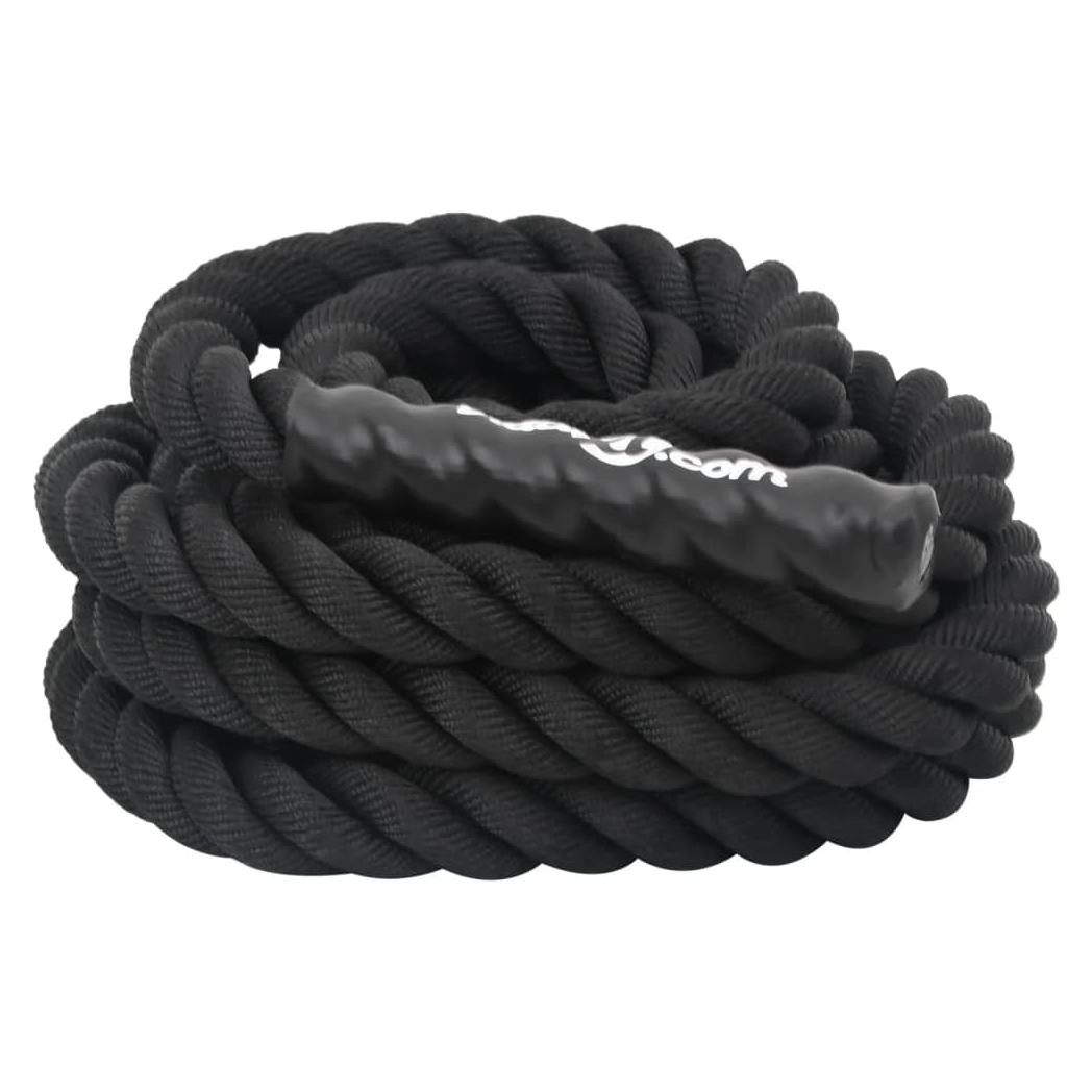 Battle Rope Black 9 m 6.8 kg Polyester