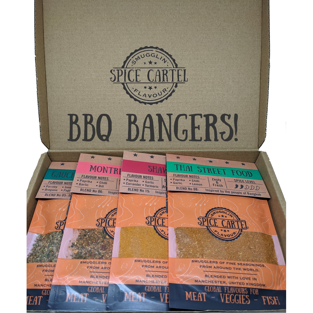 BBQ Bangers Gift Box | BBQ Rubs From Around The World