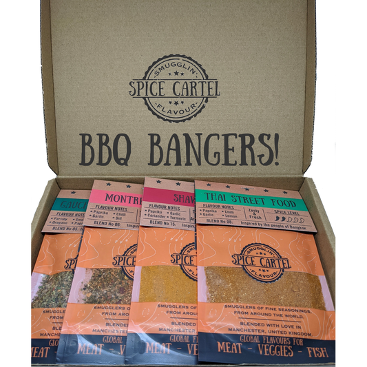 BBQ Bangers Gift Box | BBQ Rubs From Around The World