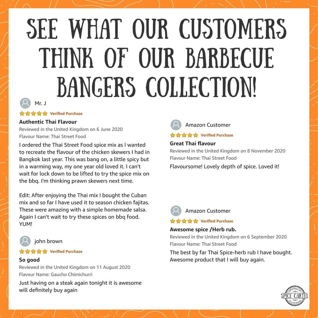 BBQ Bangers Gift Box | BBQ Rubs From Around The World