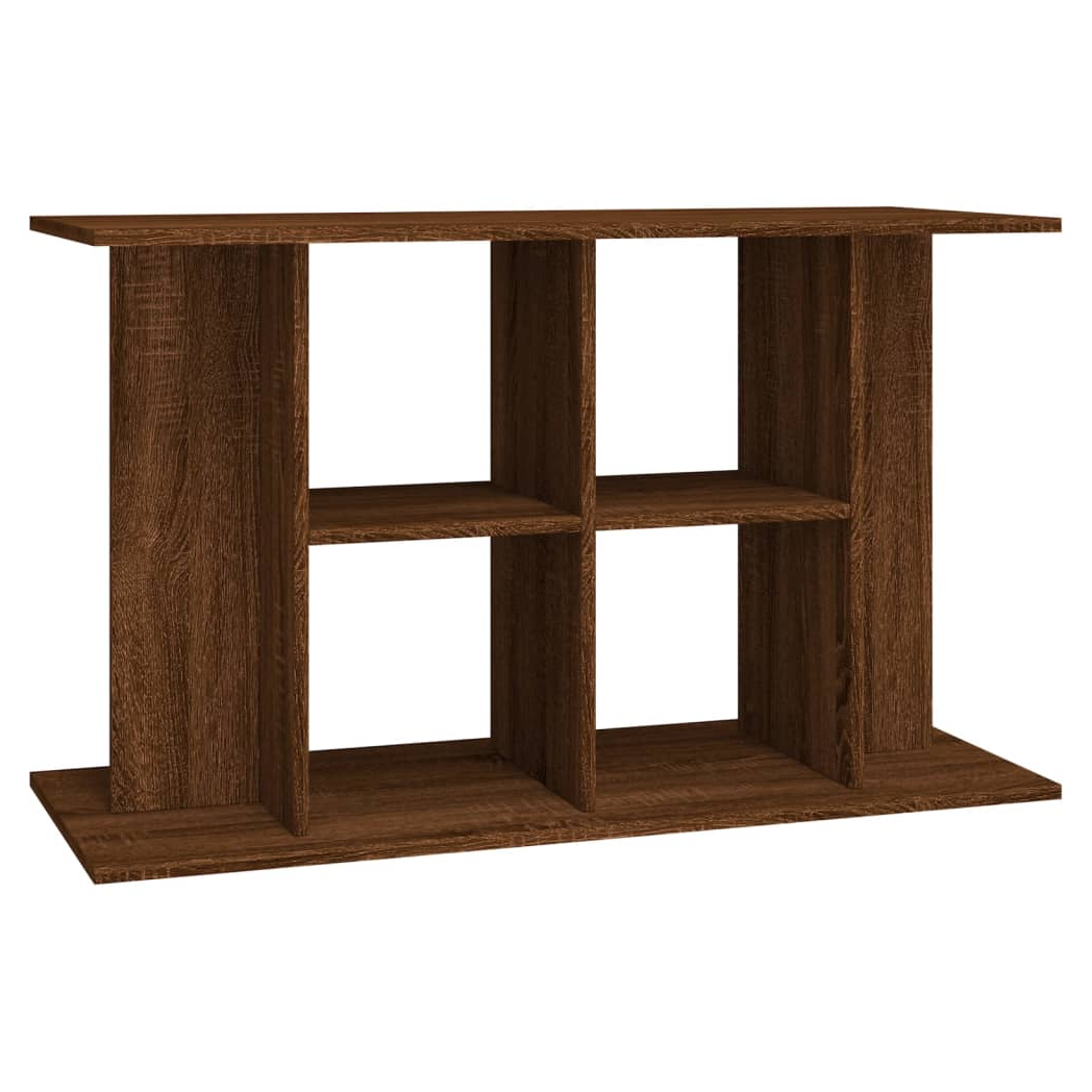 Aquarium Stand Brown Oak 100x40x60 cm Engineered Wood