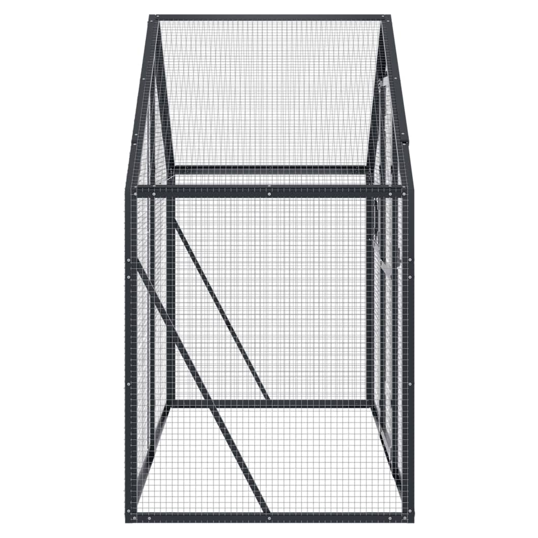 Aviary Anthracite 179x100x185 cm Aluminium