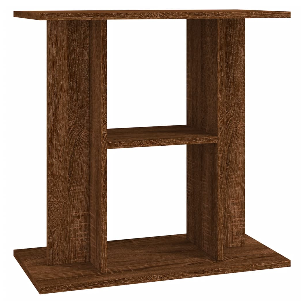 Aquarium Stand Brown Oak 60x30x60 cm Engineered Wood