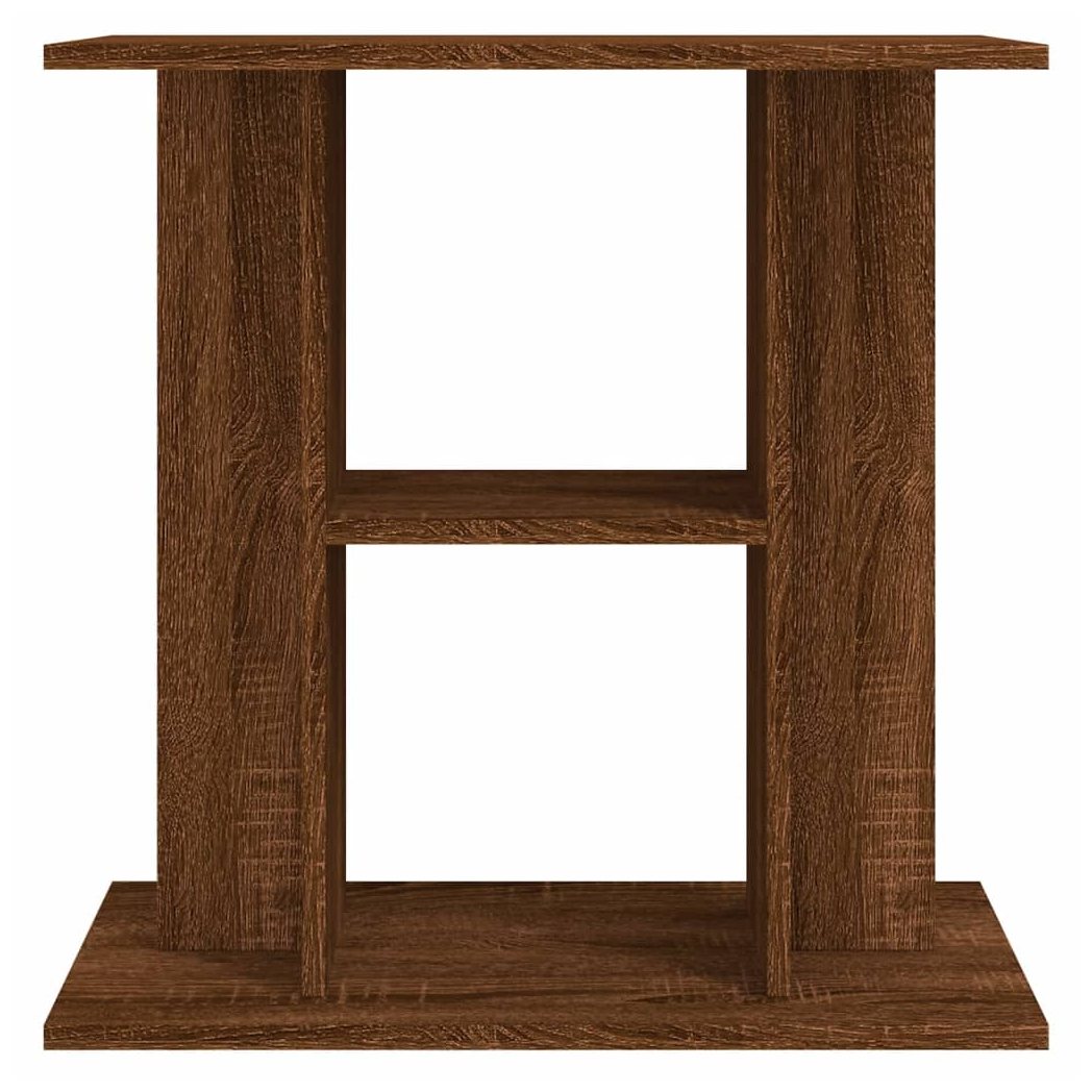 Aquarium Stand Brown Oak 60x30x60 cm Engineered Wood