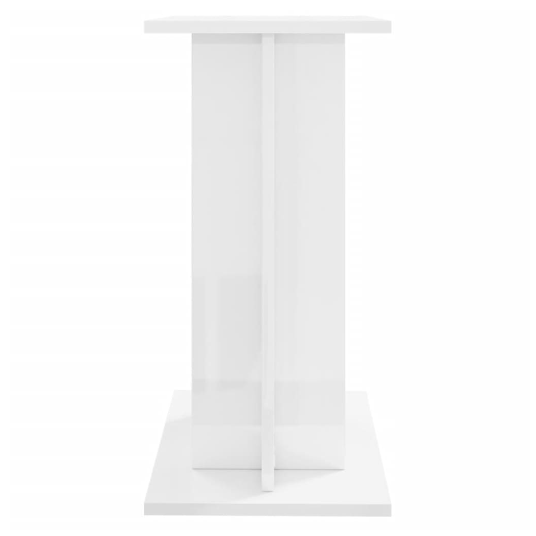 Aquarium Stand High Gloss White 60x30x60 cm Engineered Wood