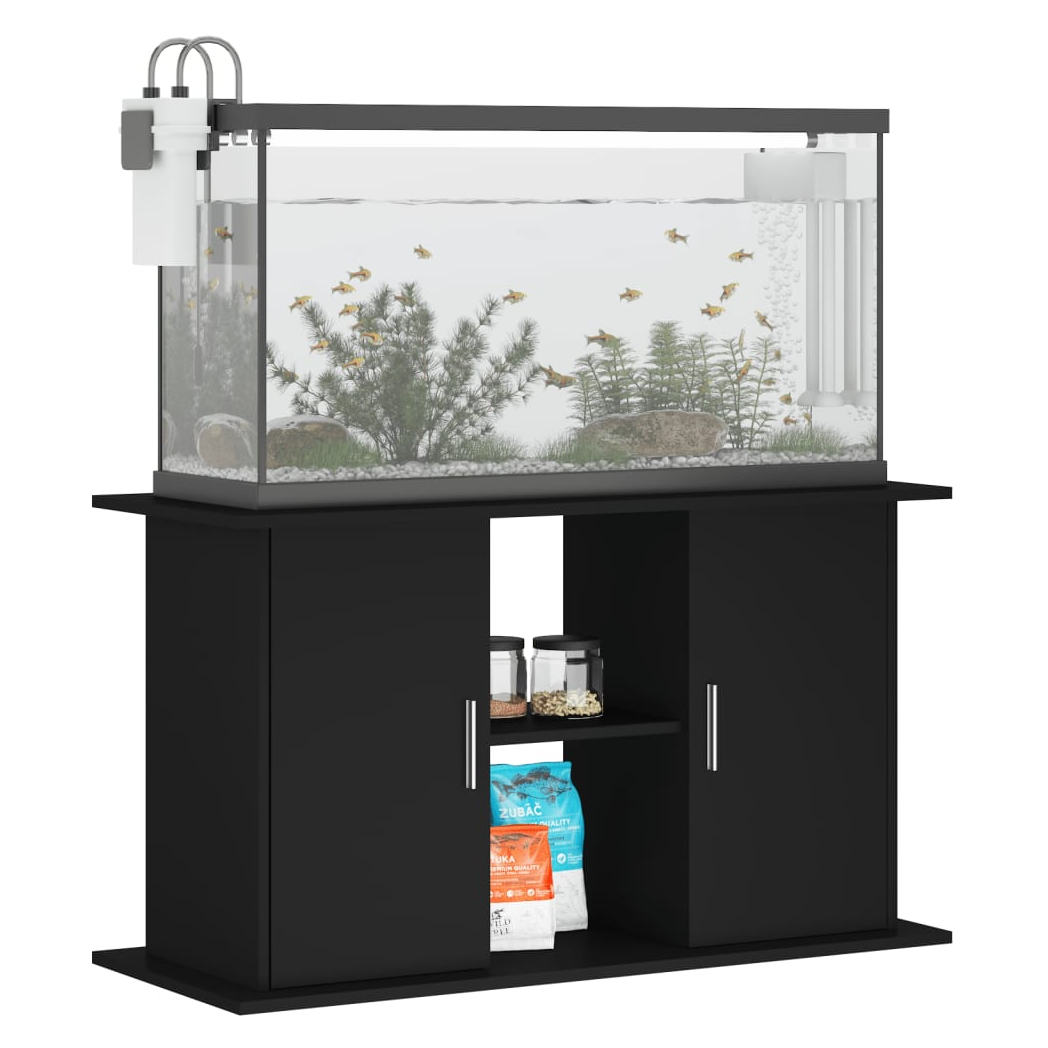 Aquarium Stand Black 101x41x58 cm Engineered Wood