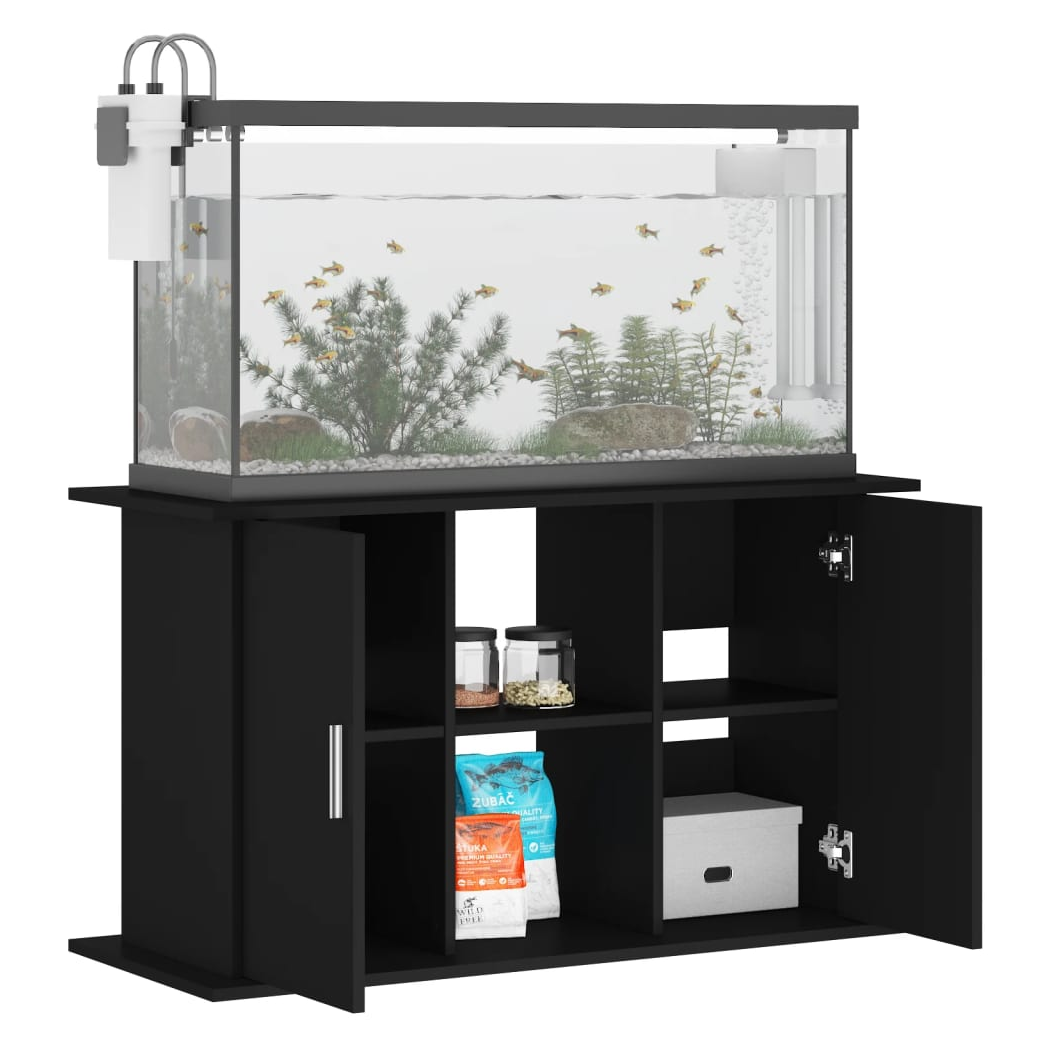 Aquarium Stand Black 101x41x58 cm Engineered Wood