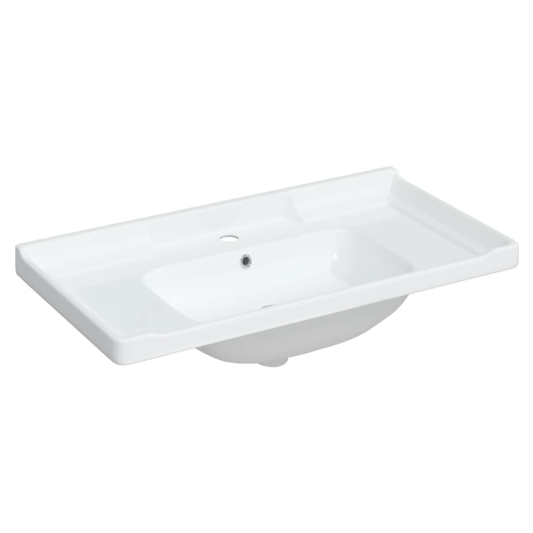 Bathroom Sink White 91.5x48x23 cm Rectangular Ceramic