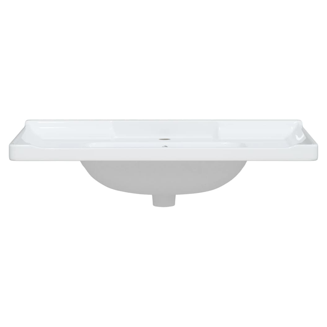 Bathroom Sink White 91.5x48x23 cm Rectangular Ceramic