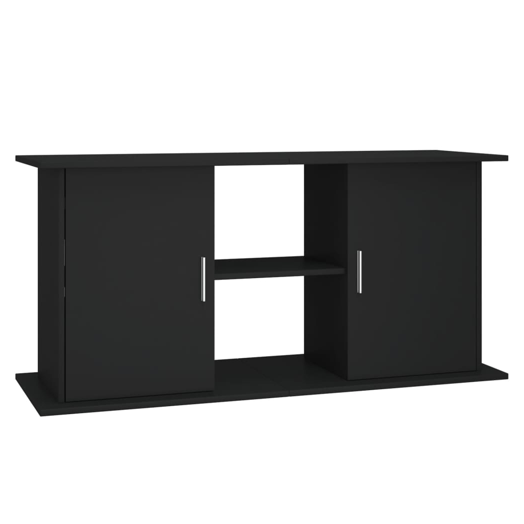 Aquarium Stand Black 121x41x58 cm Engineered Wood