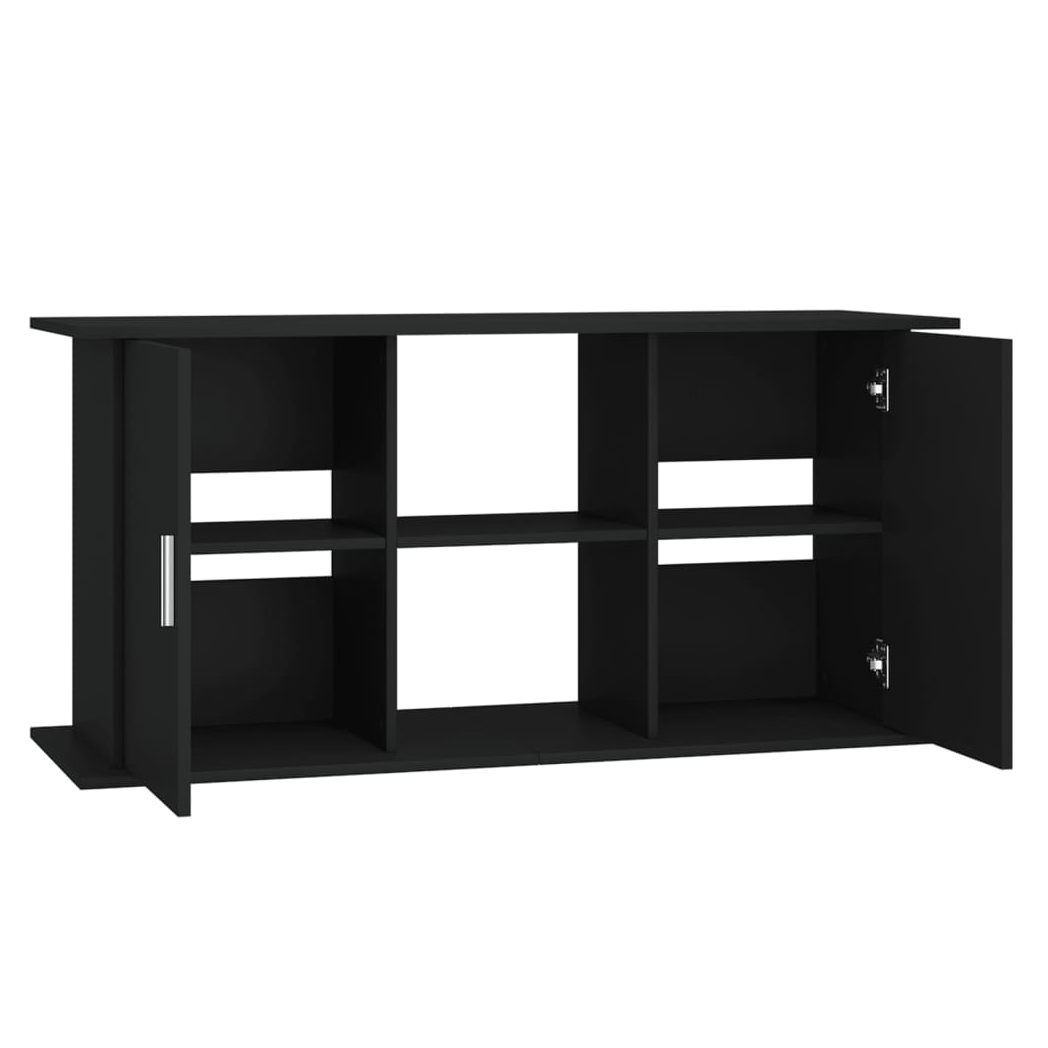 Aquarium Stand Black 121x41x58 cm Engineered Wood