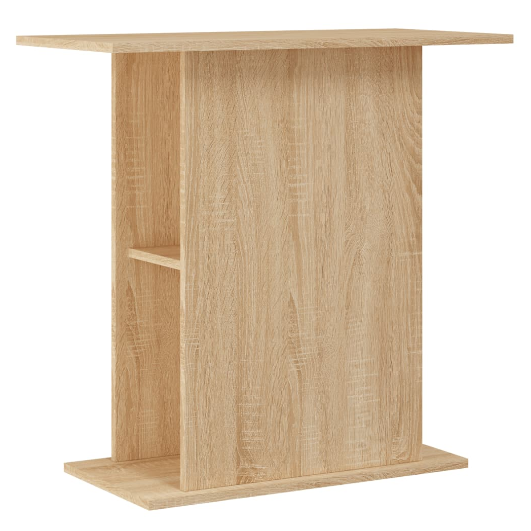 Aquarium Stand Sonoma Oak 75x36x72.5 cm Engineered Wood