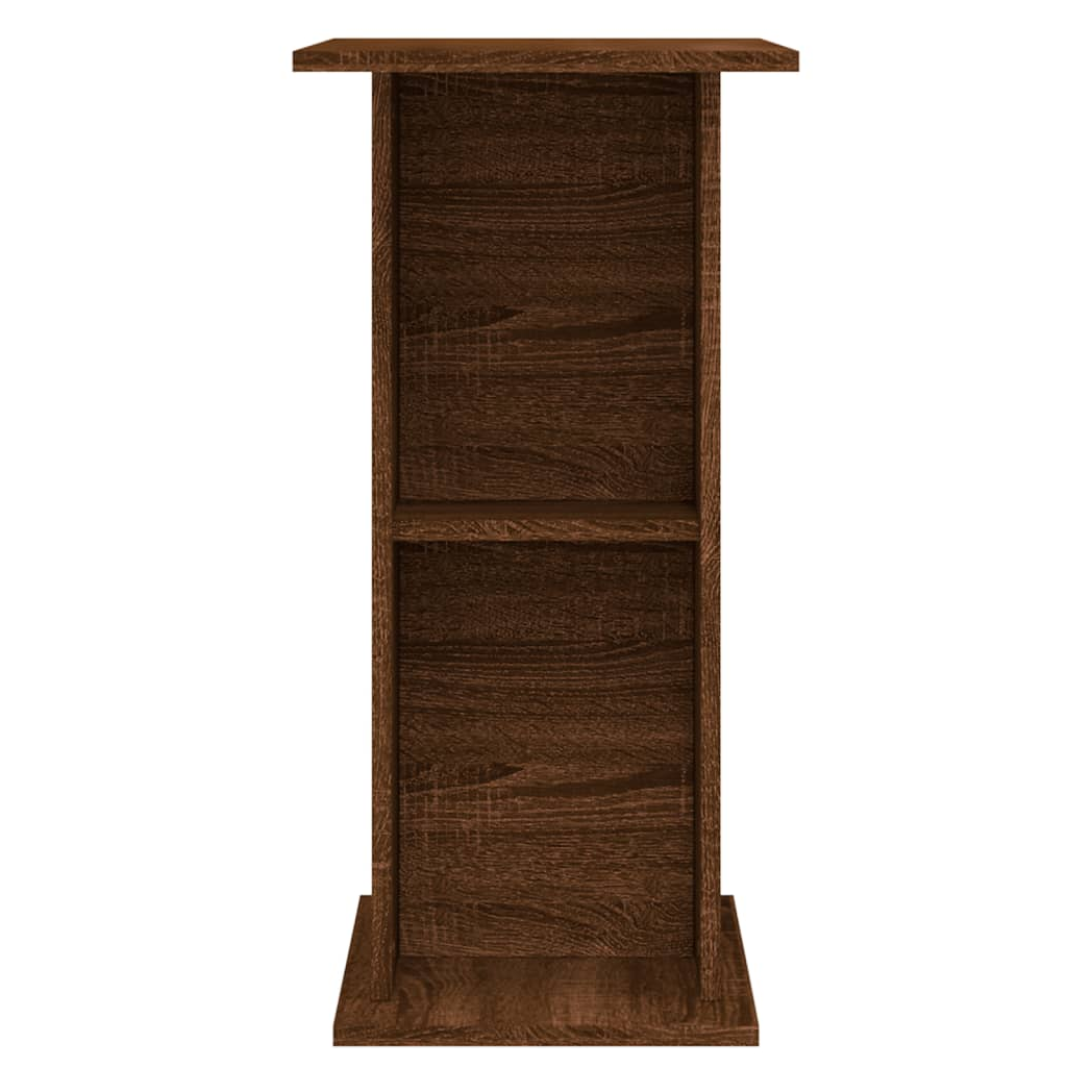 Aquarium Stand Brown Oak 60.5x36x72.5 cm Engineered Wood