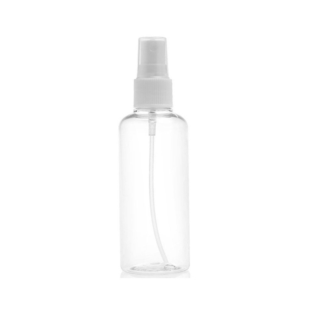 10Pcs 100ml Travel Transparent Plastic Perfume Atomizer Empty Misty Spray Bottle