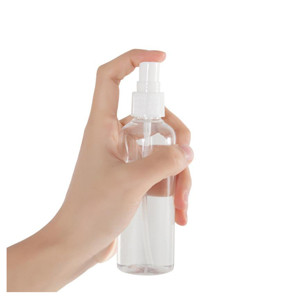 10Pcs 100ml Travel Transparent Plastic Perfume Atomizer Empty Misty Spray Bottle