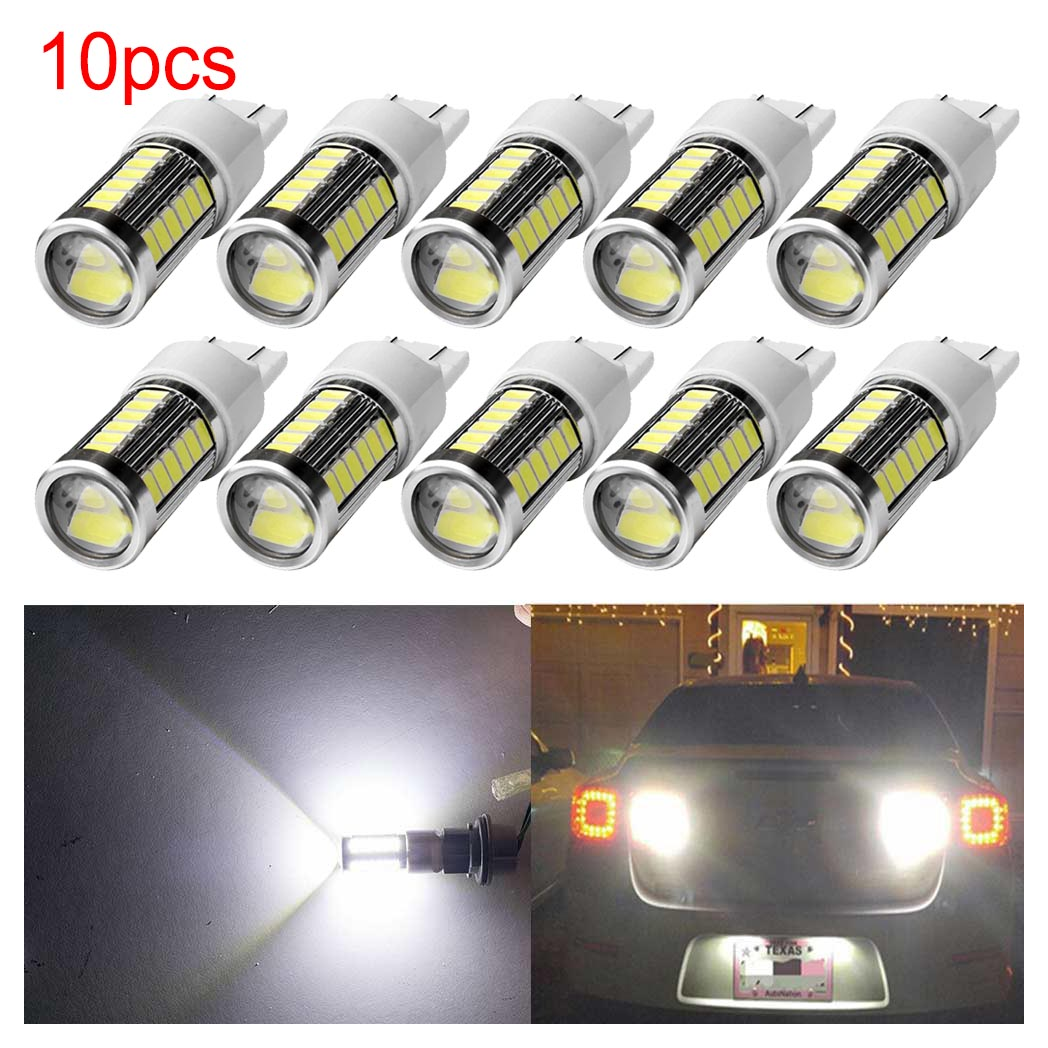 White 3157 Car Reverse Light Backup 33-SMD LED Bulb Lamp Car Turn Signal