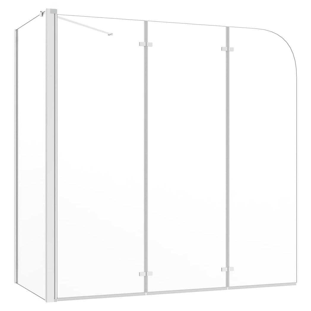 Bath Enclosure 120x69x130 cm Tempered Glass Transparent