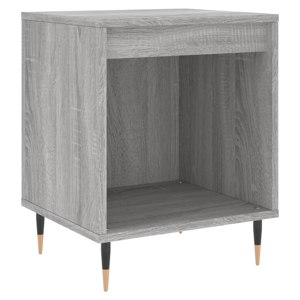 Bedside Cabinet Grey Sonoma 40x35x50 cm Engineered Wood