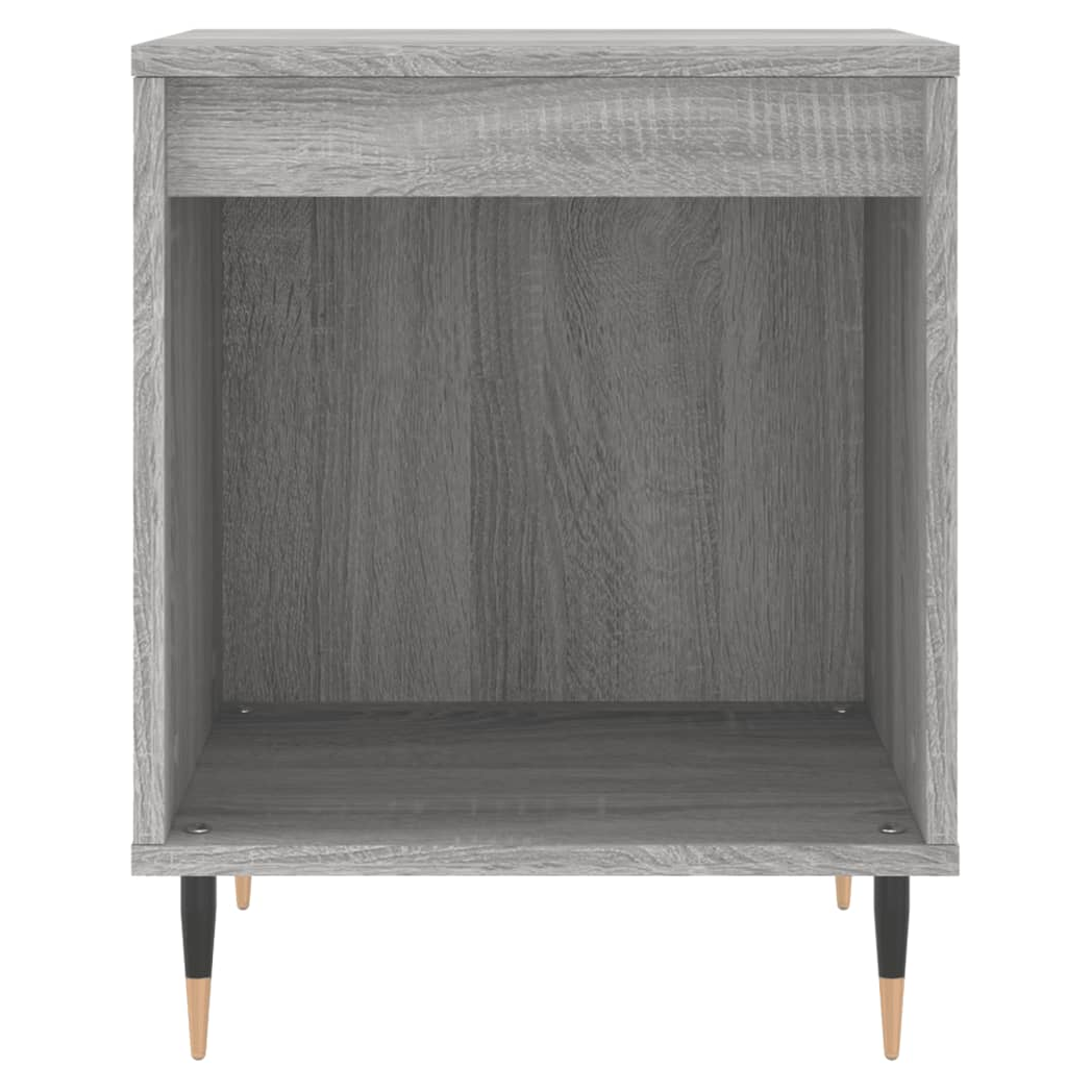 Bedside Cabinet Grey Sonoma 40x35x50 cm Engineered Wood