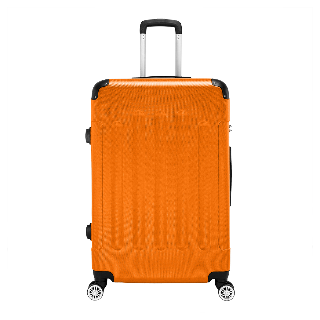 3-in-1 Portable ABS Trolley Case 20" / 24" / 28" Orange