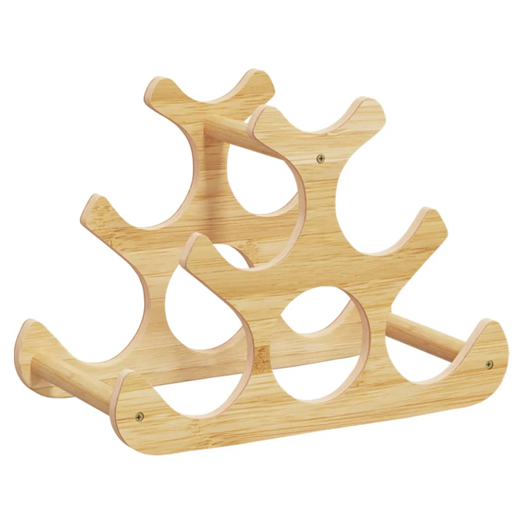 Wine Rack for 6 Bottles 35x18x25.5 cm Bamboo