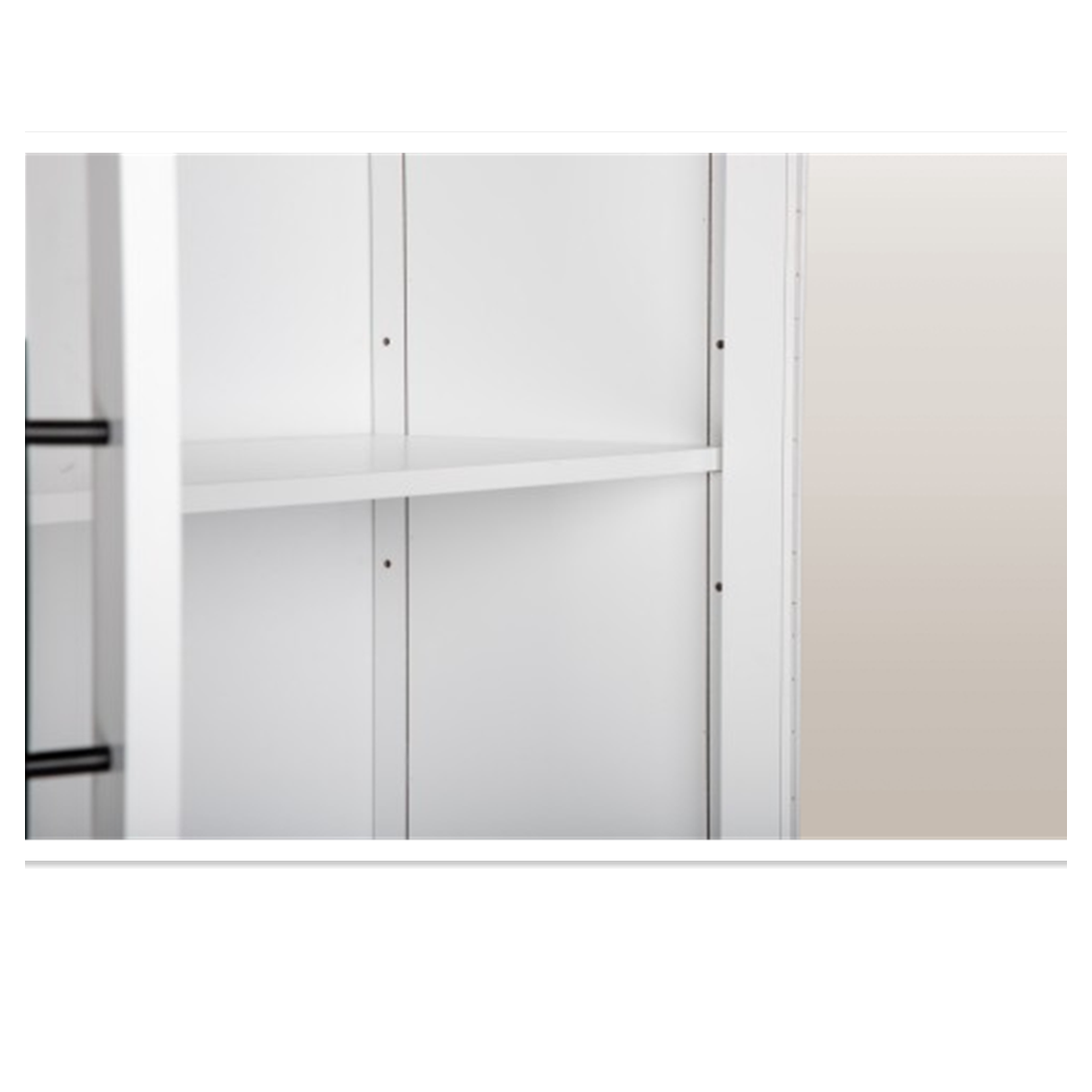 [FCH] Storage Bathroom Cabinet, 6-Door Bathroom High Cabinet, white