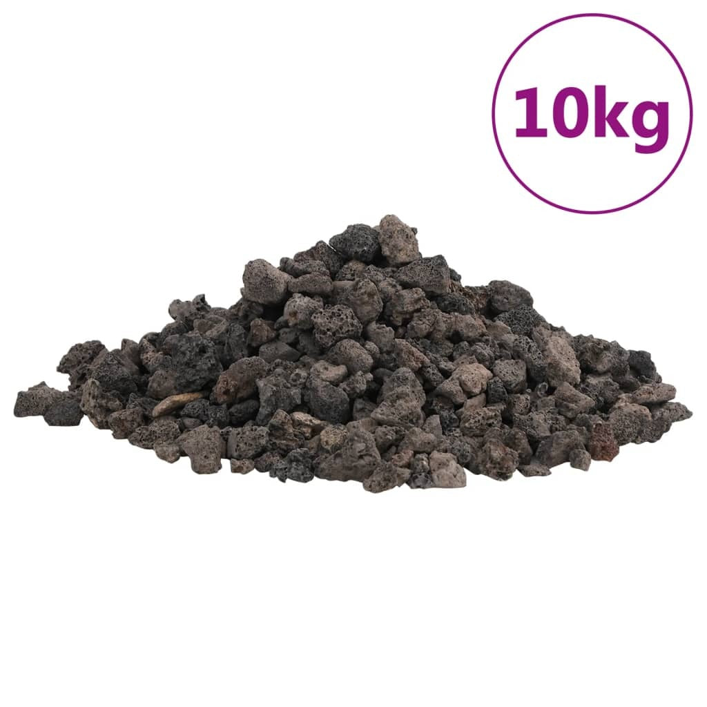 Volcanic Rocks 10 kg Black 1-2 cm