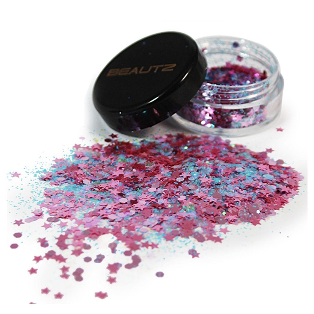 Beautz Chunky Glitter Available in 5 Varieties 10ml pot Fairy