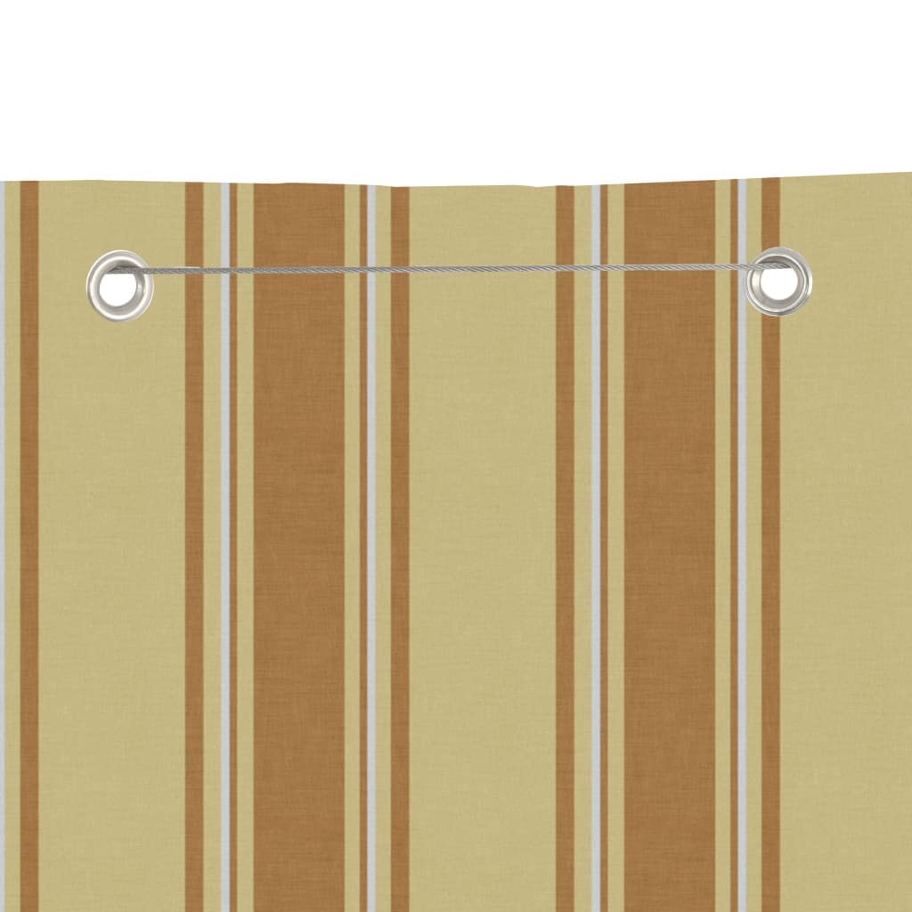 Balcony Screen Yellow and Orange 140x240 cm Oxford Fabric