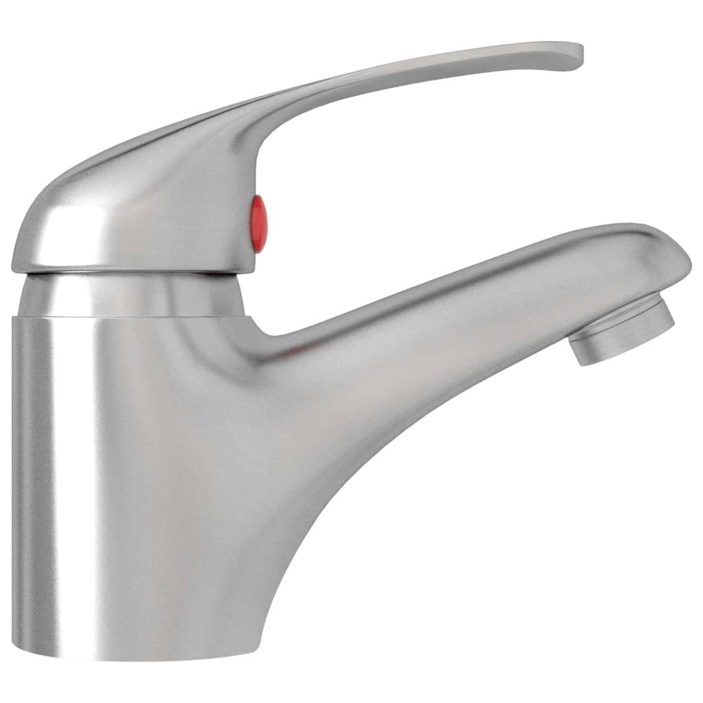 Basin Mixer Tap Silver 13x10 cm