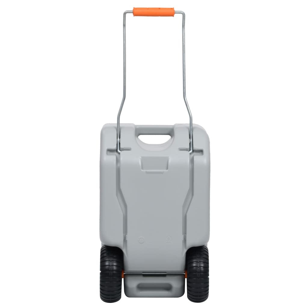 Wheeled Water Tank for Camping 25 L Grey