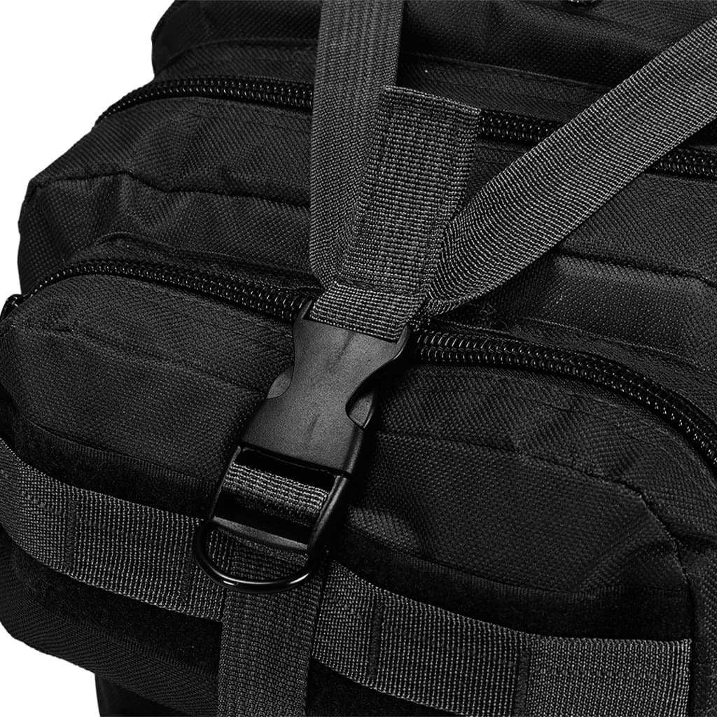 Army-Style Backpack 50 L Black