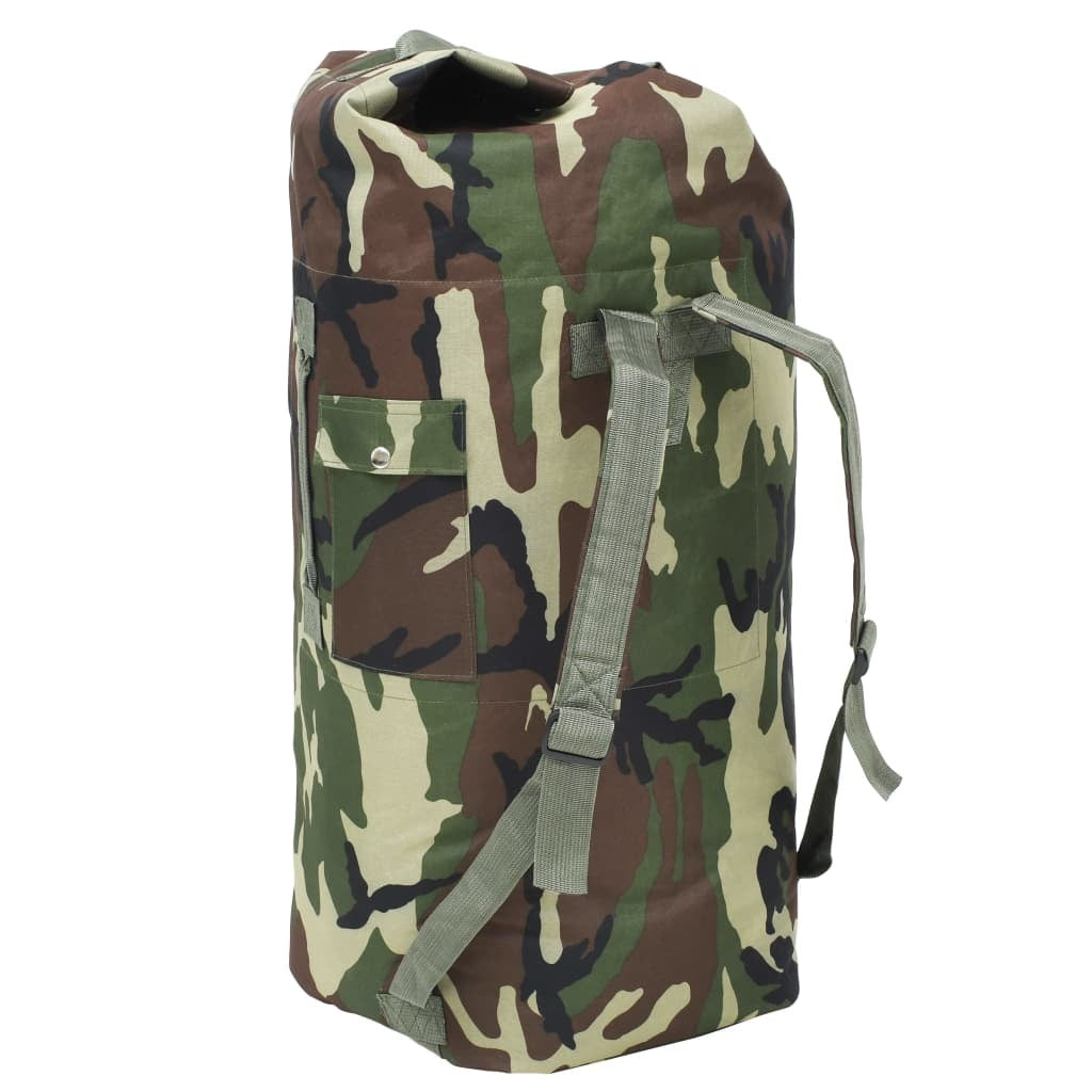 Army-Style Duffel Bag 85 L Camouflage