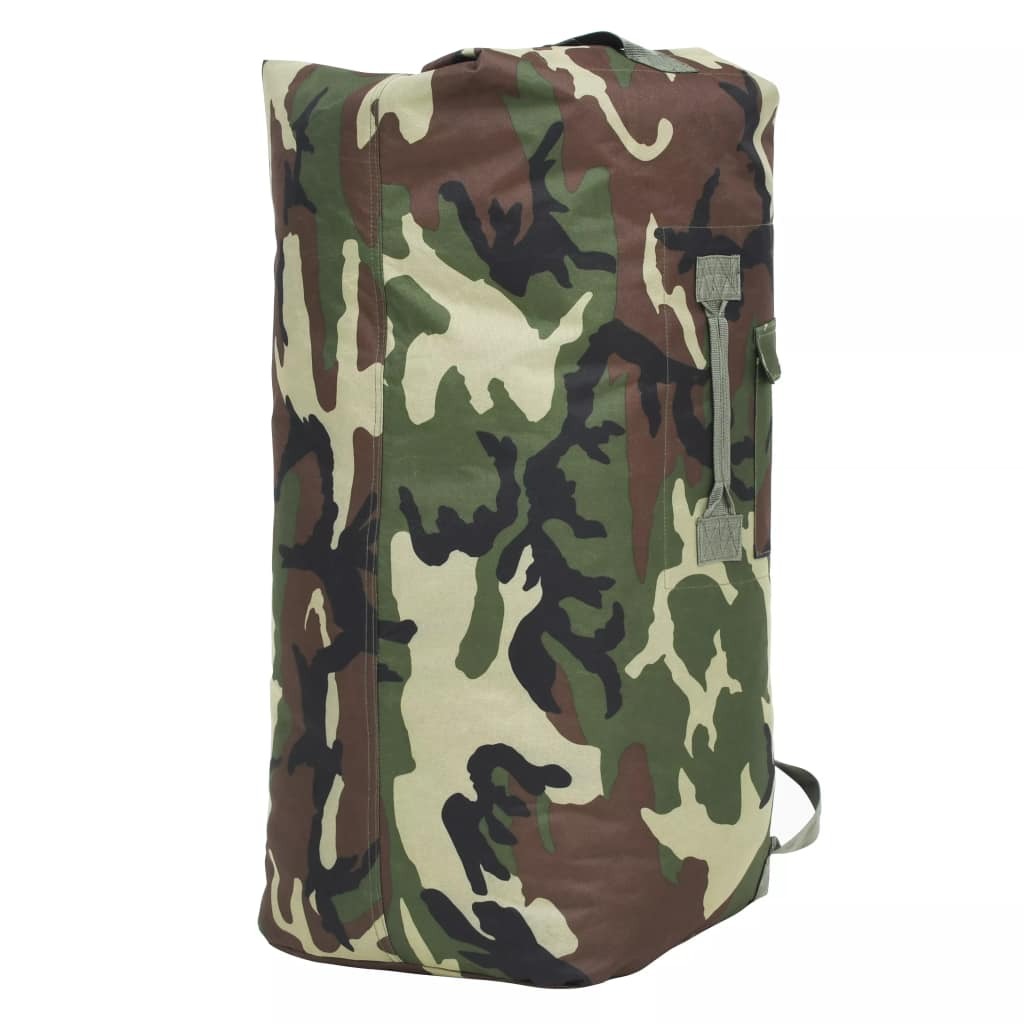 Army-Style Duffel Bag 85 L Camouflage