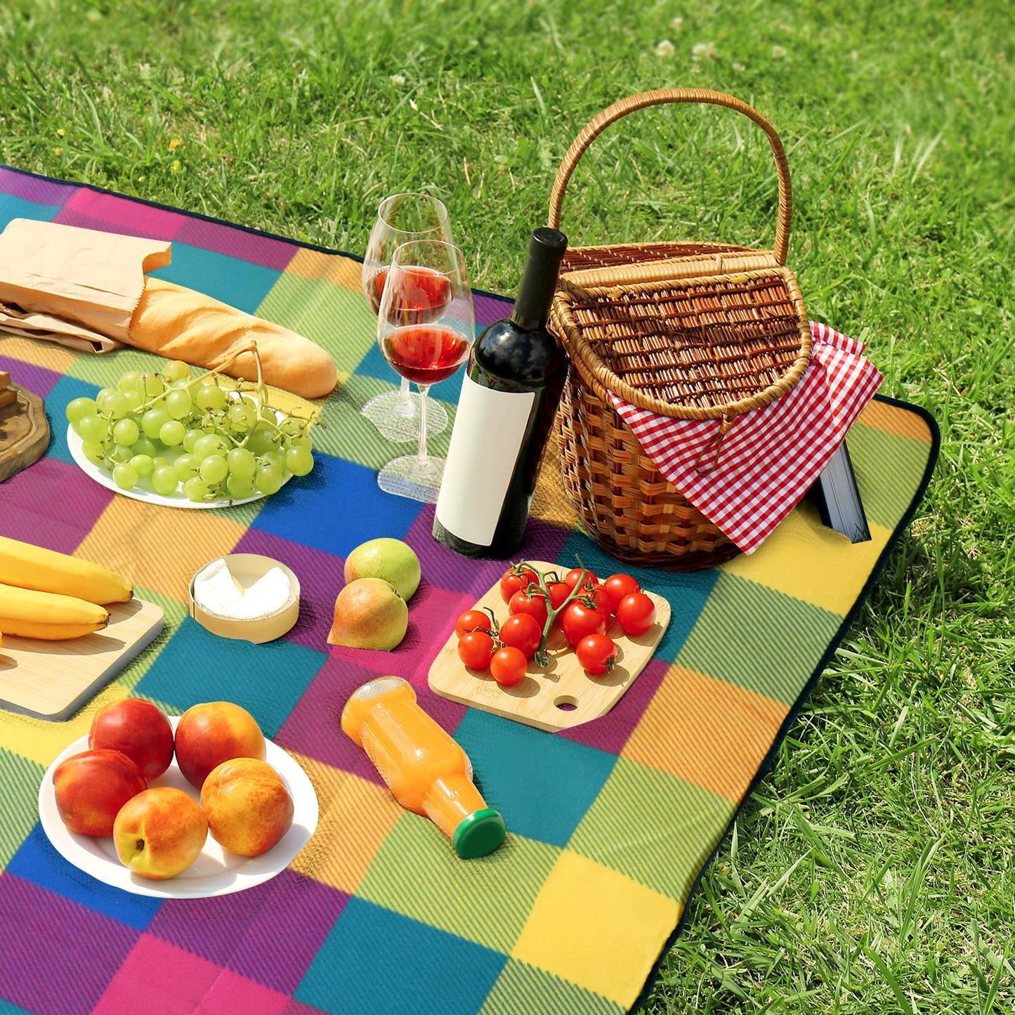 Vinsani 200X200cm Picnic Rug 0000282