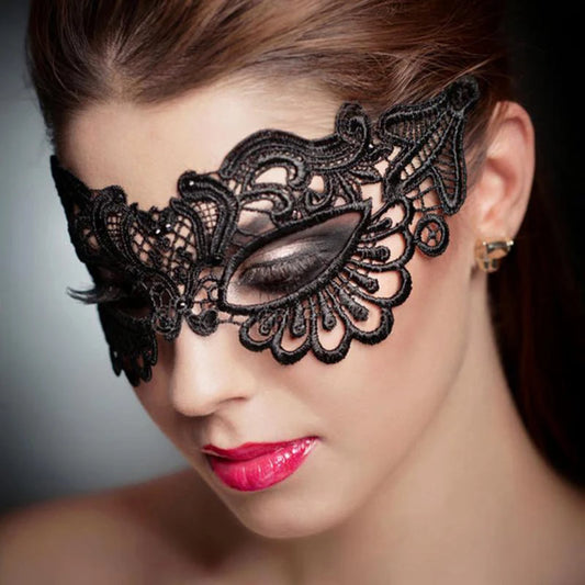 Women's Lace Mask Fashionable Black Hot Selling Fun Eye Mask Sexy Fun