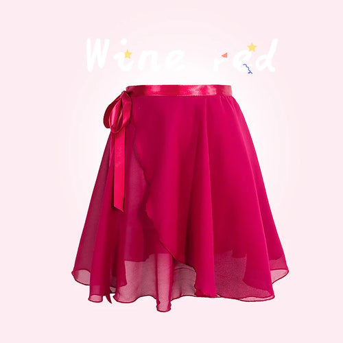 Women Ballet Skirts Lace-up Chiffon Skirts Dance Skirts Adults Girls