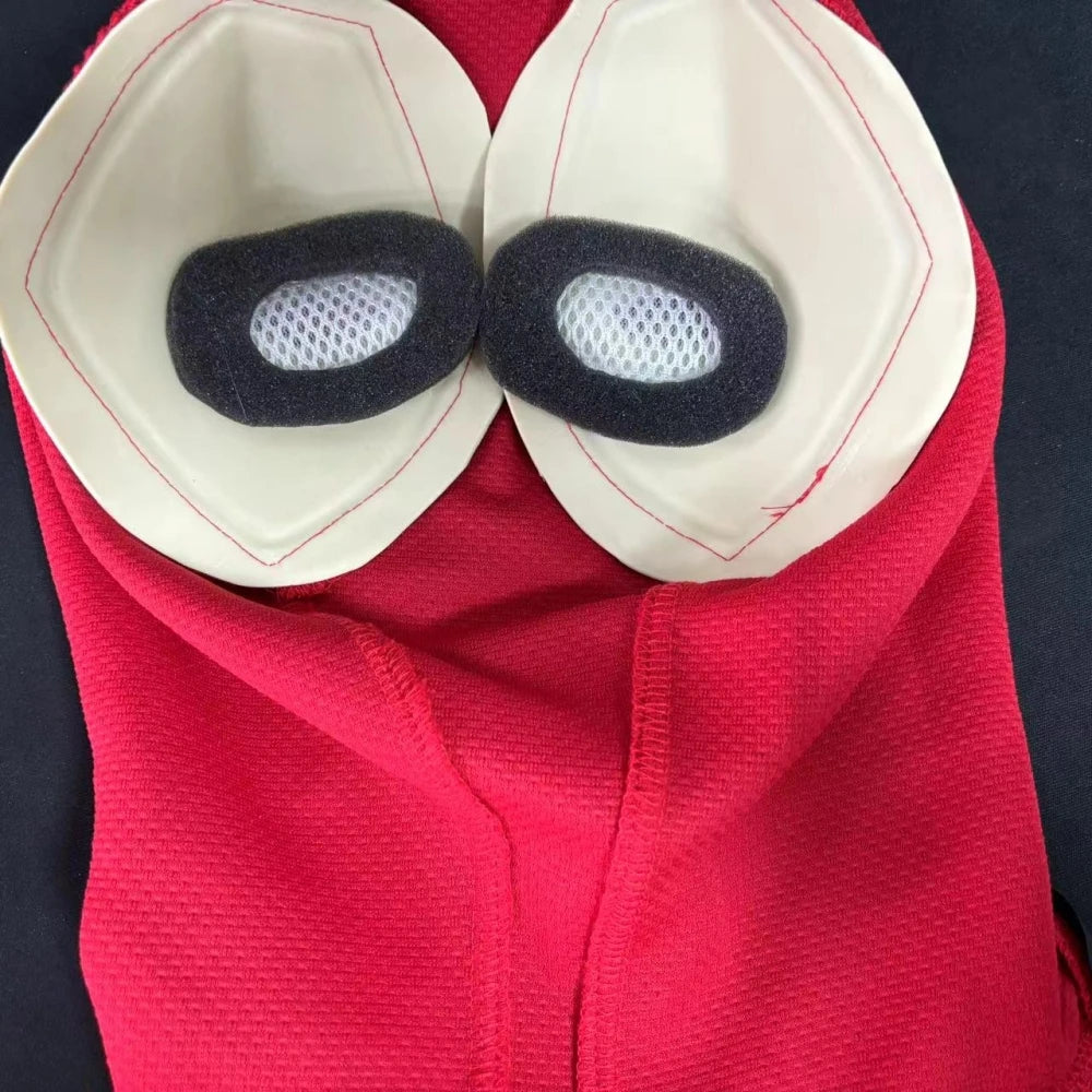 Wade Mask Superhero Red Hood Masks Deluxe Fabric Fancy Dress Party