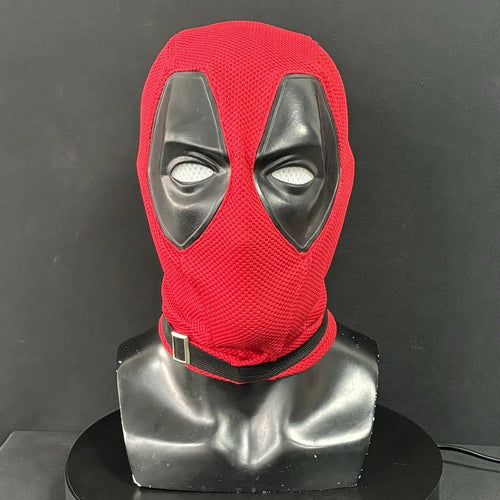 Wade Mask Superhero Red Hood Masks Deluxe Fabric Fancy Dress Party