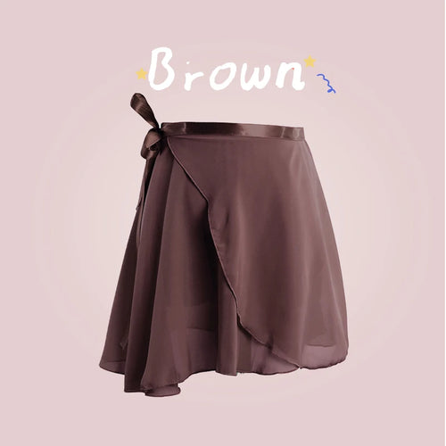 Women Ballet Skirts Lace-up Chiffon Skirts Dance Skirts Adults Girls