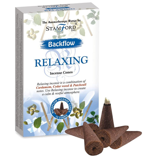 Aromatherapy Backflow Cones - Relaxing - Per case: 1 Piece